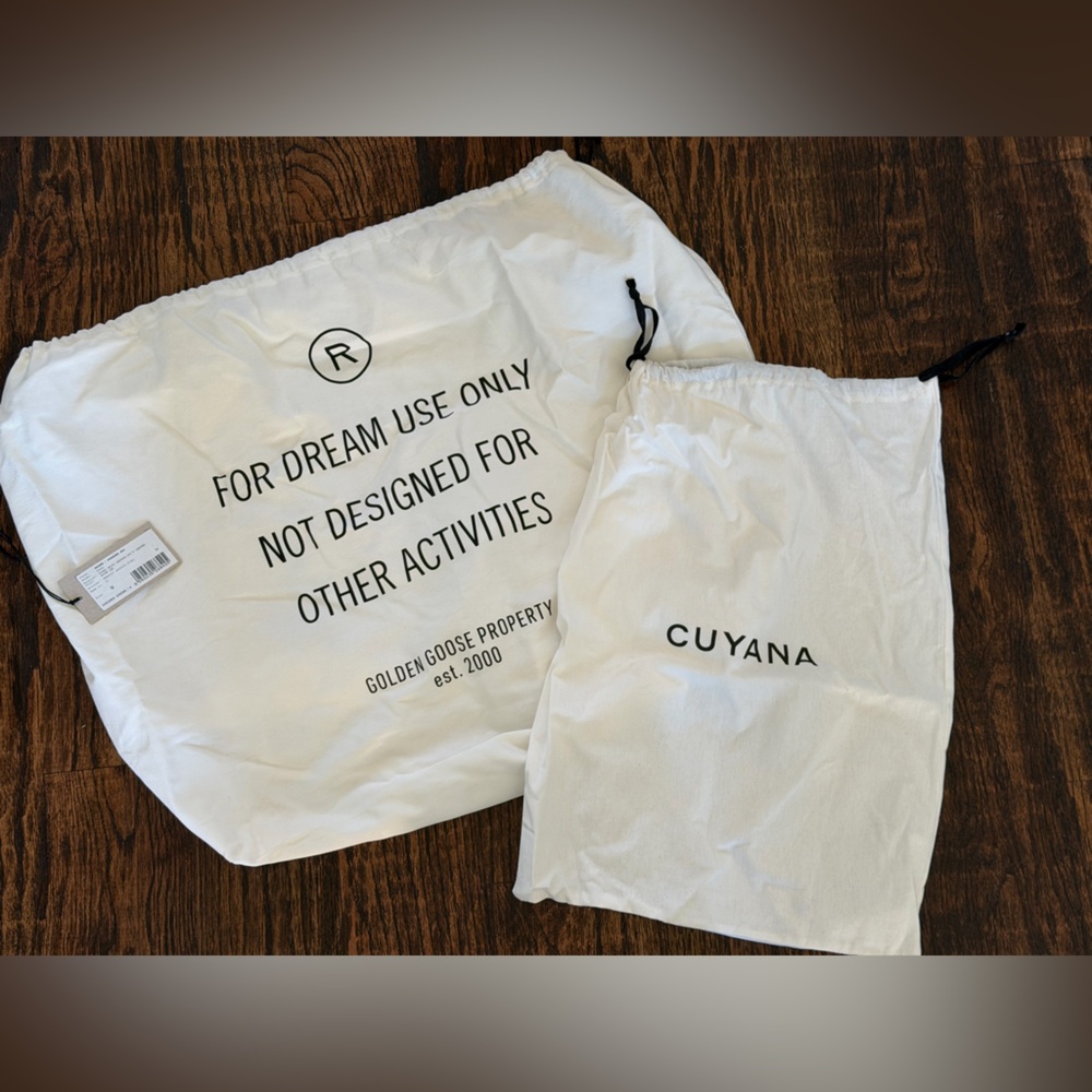 Golden Goose Leopard Leather Tote with Cuyana Leather Insert, dust bags, & tag - Picture 9 of 16